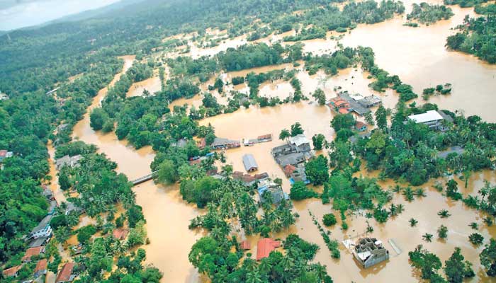 අයහපත් කාලගුණ තත්ත්වය – දිස්ත්‍රික් 11ක ග්‍රාම නිලධාරී වසම් 66ක් ආපදාවට