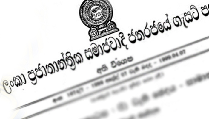 සීමා නීර්ණ ගැසට් පත්‍රය ක්‍රියාත්මක කිරීම ලබන මස 04 වනදා දක්වා අත්හිටුවයි