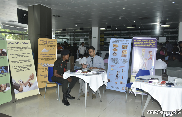 ලෝක දියවැඩියා දිනයට සමඟාමීව රෝග ගැන හමුදා සාමාජිකයින් දැනුවත් කෙරේ