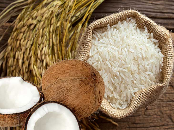 ජීවන වියදම අඩු කිරීමට සහල් හා පොල් පිටරටින්