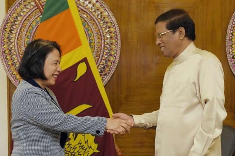 ශ්‍රී ලංකාවේ නව තායිලන්ත තානාපතිනි ජනපති හමුවෙයි