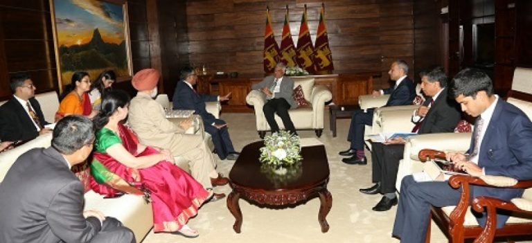 අගමැති හා අමාත්‍ය රවි ශංකර් ප්‍රසාද් අතර හමුවක්