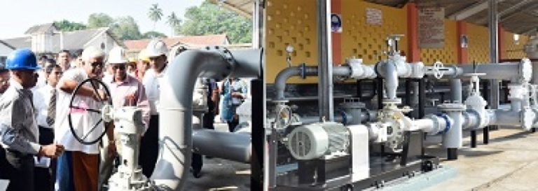 ගුවන් යානා ඉන්ධන පැටවීමට පෙරහන් පද්ධතියක් කොලොන්නාව නිමාවේ