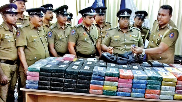 2017 වසරේ රුපියල් කෝටි 990 ක් වටිනා හෙරොයින් අත්අඩංගුවට