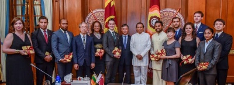 ලෝක මිත්‍රත්ව නිපොන්මරු නෞකා වැඩසටහන සමග ශ්‍රී ලංකාවට පැමිණි තරුණ නියෝජිත පිරිස ජනපති හමුවෙයි