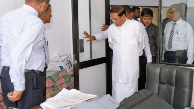 ජනපති නාරාහේන්පිට ජාතික ඒකාබද්ධතා සහ ප‍්‍රතිසන්ධාන අමාත්‍යාංශයේ නිරීක්ෂණ චාරිකාවක