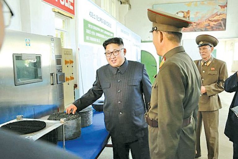 උතුරු කොරියාව විසින් රසායනික අවි නිෂ්පාදනය සඳහා භාවිතා කරන ද්‍රව්‍ය සිරියාවට