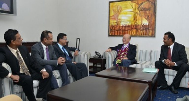 අන්තර්ජාතික පරමාණුක බලශක්ති ඒජන්සියේ අධ්‍යක්ෂ ජනරාල් යුකියා අමානෝ මහතා මෙරට සංචාරයක