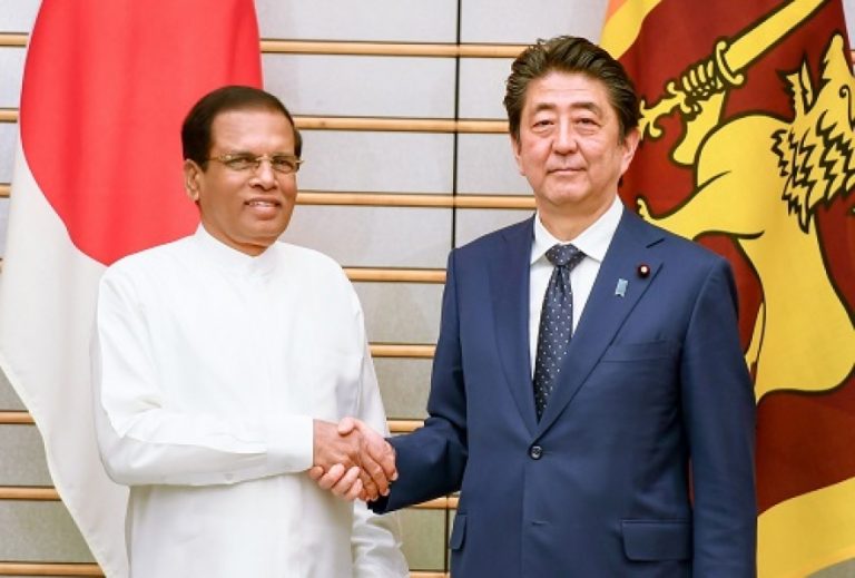ජනපති සහ ජපාන අගමැති අතර නිල හමුවක්