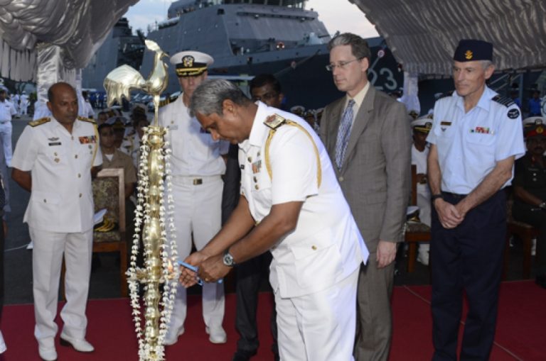 පැසිෆික් සහයෝගීතා වැඩසටහනේ සමාරම්භක උළෙල ත්‍රිකුණාමලය නාවික කඳවුරේ දී