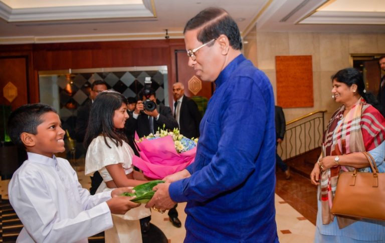 ජනපතිට ලන්ඩන් නුවරදී උණුසුම් පිළිගැනීමක්