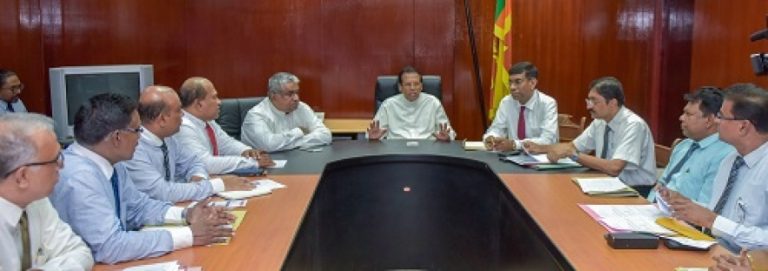 දකුණේ ව්‍යාප්ත වෛරස් උණ රෝගය පාලනය වෙනුවෙන් ගෙනයන වැඩපිළිවෙළ පිළිබද ජනපති සොයා බලයි