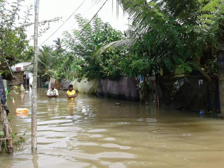 ගාල්ල දිස්ත්‍රික්කයේ ස්ථාන කිහිපයක් ජලයෙන් යටවෙයි