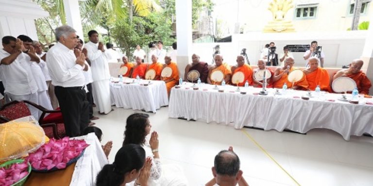 නාලන්දාරාමයේ අභිනවයෙන් ඉදිකරන ලද බුද්ධ මන්දිරය විවෘත ක‌ෙ‌රේ