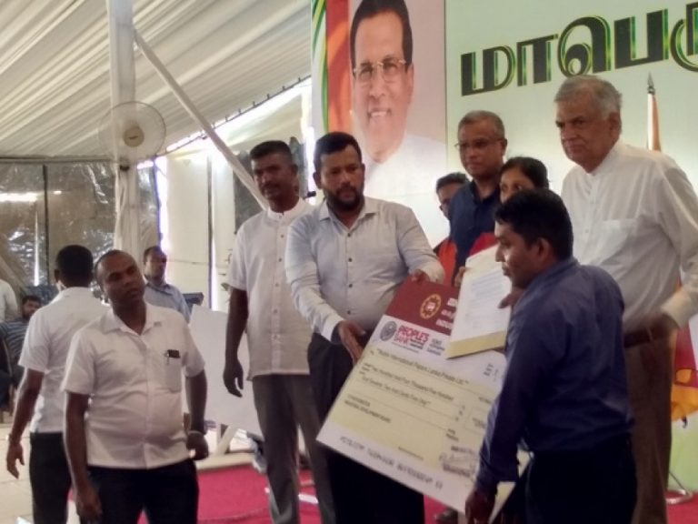 උතුරේ රැකියා වියුක්තිකයන්ට ස්වයංරැකියා සඳහා රුපියල් මිලියන විස්සක්
