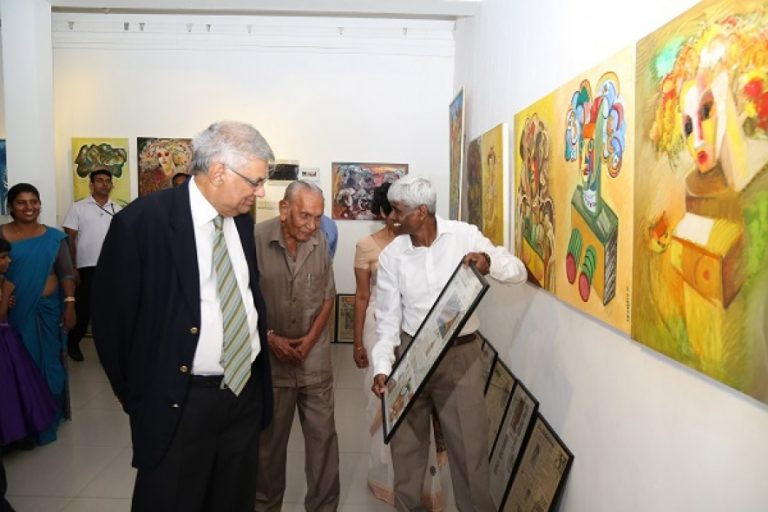 ප්‍රවීණ චිත්‍ර ශිල්පී එස්.එච්. සරත් මහතාගේ කලා දිවියට වසර 50 යි