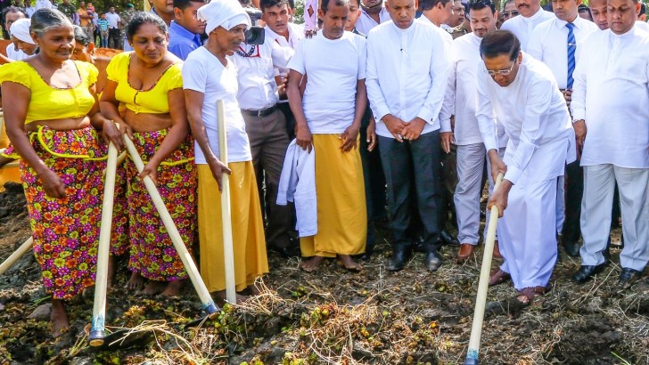 කෘෂිකර්මයත්, ගොවි ආර්ථිකයත් නගා සිටුවීමට පුළුල් වැඩකොටසක් ඉටුවෙමින් පවතිනවා -ජනපති