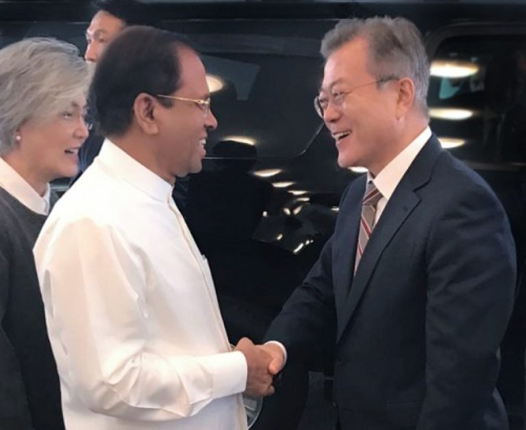 ශ්‍රී ලංකා ජනපති සහ දකුණු කොරියා ජනපති අතර හමුවක්