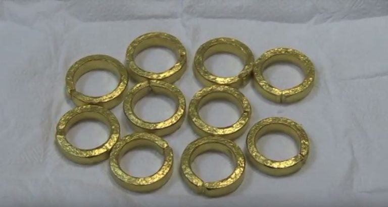 රන් මුදු 10ක් සමඟ ගුවන් මගිය‌ෙකු අත්අඩංගුවට