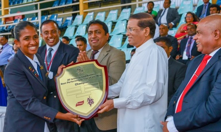 සමස්ත ලංකා පාසල් ක්‍රීඩා තරගාවලියේ සමාප්ති උත්සවය ජනපති ප්‍රධානත්වයෙන්