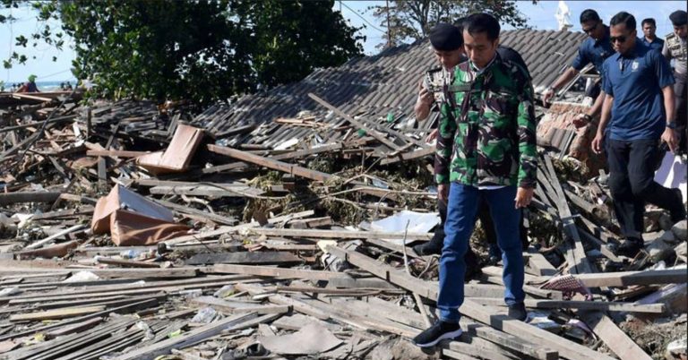 ඉන්දුනීසියාවේ සුනාමි තත්වය‌ෙන් ජිවිතක්ෂයට පත් සංඛ්‍යාව 832ක් දක්වා ඉහළට