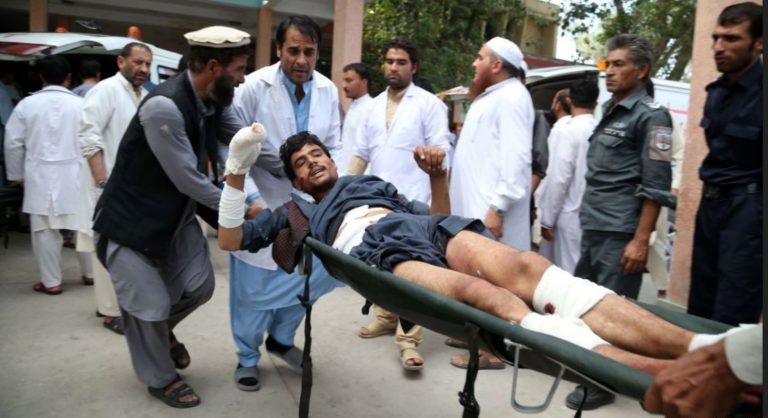 ඇෆ්ගනිස්ථානය‌ේ මැතිවරණ ප්‍රචාරක කටයුත්තක් අතරතු‌ර බ‌ෝම්බ ප්‍රහාරයක්