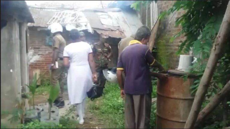 ඩෙංගු බෝ කරන ස්ථාන සොයා වැල්ලවායේ විශේෂ මෙහෙයුමක්