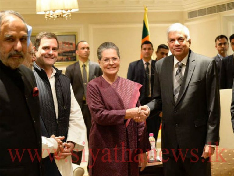 රනිල් ගාන්ධි හමුවෙයි