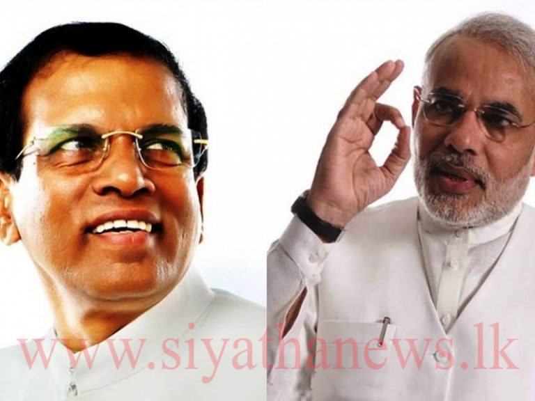 මෛත්‍රීගේ ප්‍රකාශයට මෝදිගෙන් ප්‍රතිචාර