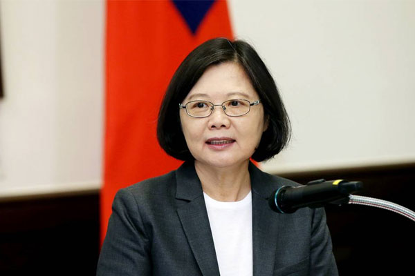 තායිවාන ජනපතිනිය ඉල්ලා අස්වෙයි