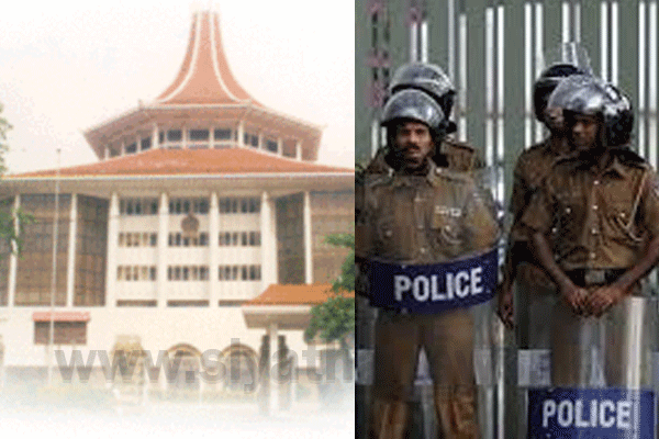 ශ්‍රේෂ්ඨාධිකරණය අවට දැඩි පාෙලිස් රැකවල්