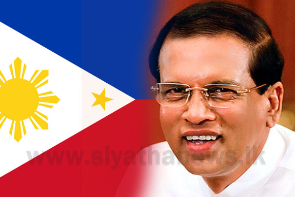 සංචාරයක් සඳහා ජනපති අද පිලිපීනයට