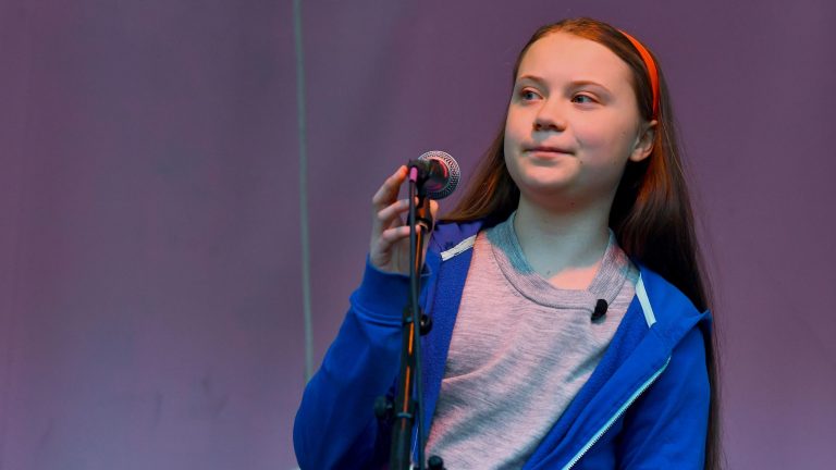 පුංච් පරිසර ක්‍රියාකාරිනිය බ්‍රිතාන්‍ය දේශපාලඥයන් අමතයි