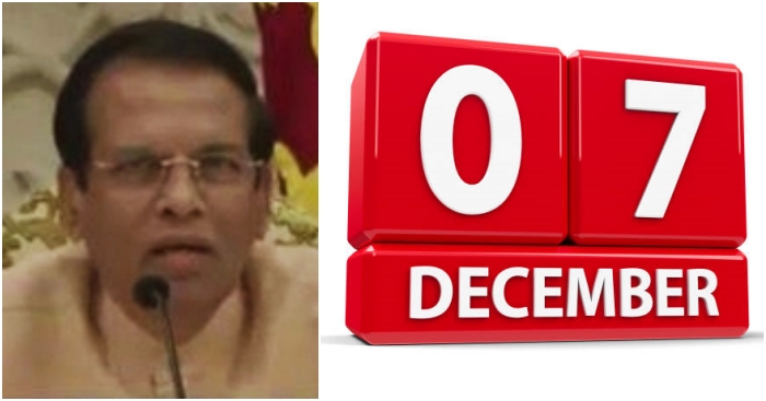 ජනාධිපතිවරණය දෙසැම්බර් 7 ද ?