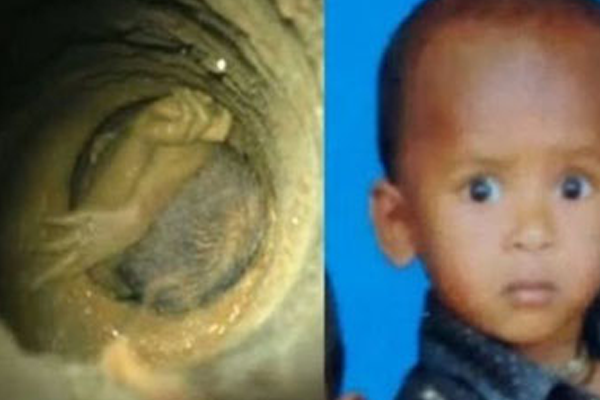 ළිං කුහරයේ සිරවූ දරුවා පැය 60 කට පසු මිය යයි