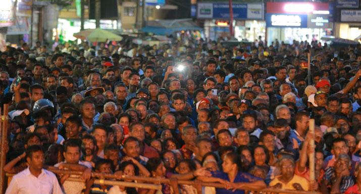ඇල්පිටිය පොහොට්ටුවේ අවසන් රැළියට විශාල ජනගගක්