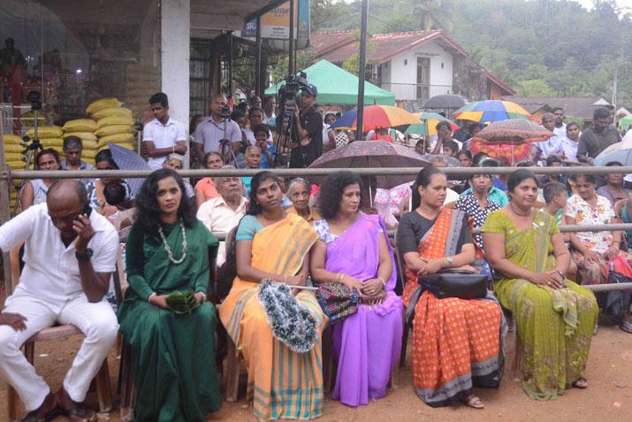 ඇල්පිටිය එජාප අවසන් ජන රැළියට සීමිත ආධාරකරුවන් පිරිසක්