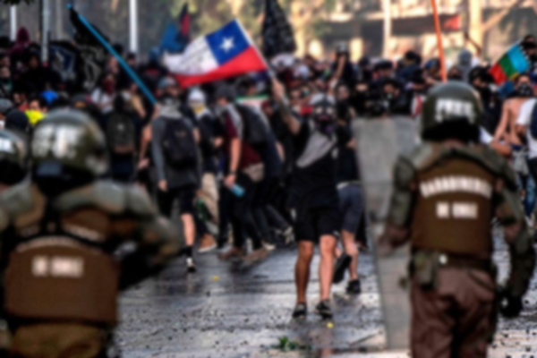 චිලී රාජ්‍යයේ ගැටුම්වලින් 18ක් මරුට