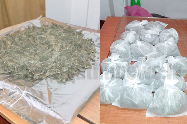 කේරළ ගංජා සමඟ අයෙක් නාවික හමුදා බාරයට