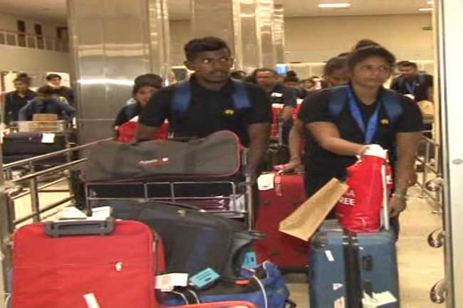දකුණු ආසියානු ක්‍රීඩා උළෙලට සහාභාගී වූ ශ්‍රී ලංකා කණ්ඩායම දිවයිනට එයි