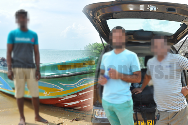 සැක කටයුතු ඉරාන ජාතිකයෙක් සහ ශ්‍රී ලංකීකයින් 2ක් නාවික හමුදා බාරයට