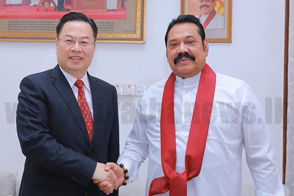 අගමැති සහ චීන තානාපති අතර හමුවක්