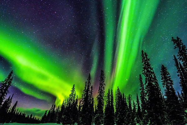 ෆින්ලන්තයට දර්ශනය වු උතුරු එළි