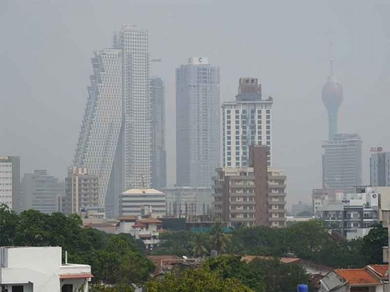 කොළඹ-මහනුවර වායු දූෂණය ඉහල යයි