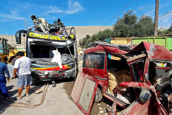 පේරුහි සිදුවූ රිය අනතුරකින් 16ක් මරුට – 42කට තුවාල