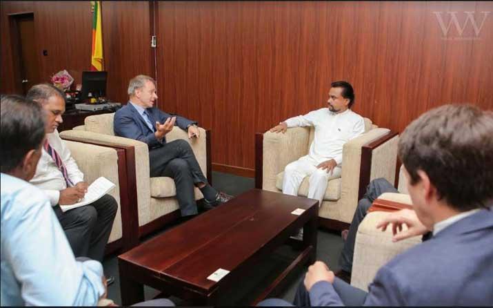 UNIDO කලාපිය නියෝජිතවරයා සහ කර්මාන්ත ඇමති හමුවෙයි