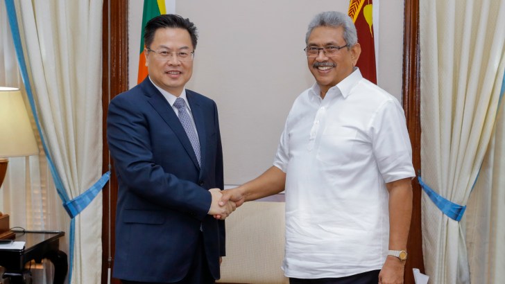 ශ්‍රී ලංකාවෙන් චීනයට පරිත්‍යාගයක්