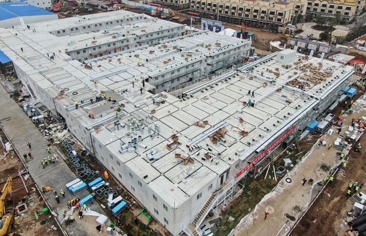 වූහාන් කොරෝනා රෝහල දින 10න් ඉදිකර අවසන් වෙයි