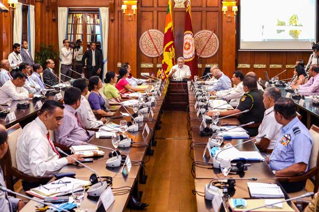 කොරෝනා මර්දනය කාර්ය සාධක බලකායේ තීරණ