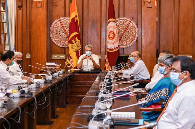 ජනපති මහ බැංකුවේ ප්‍රධානීන් හමුවෙයි